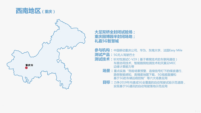 5G自動駕駛試驗(yàn)場圖鑒:全國24城落地8大測試區(qū),東北西北“缺席”