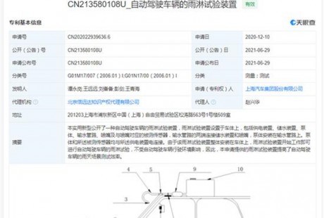 上汽自動(dòng)駕駛相關(guān)專利獲授權(quán) 上汽董事長稱不會(huì)用華為自動(dòng)駕駛